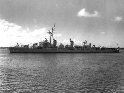 USS Kenneth D. Bailey (DD-713) at Mayport c1960