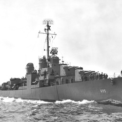 USS Cooper - (DD-695)